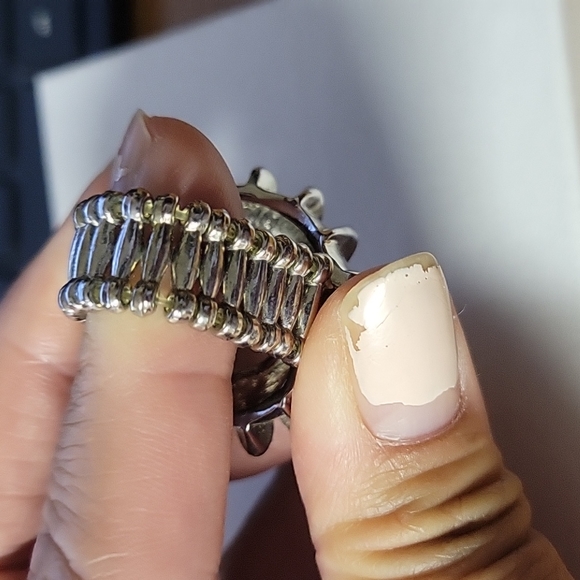 Simply Vera Vera Wang Adjustable Flower Statement Ring - Picture 8 of 11